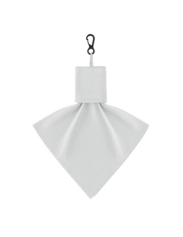 CLEAR Lingette en RPET Couleurs : blanc cadeau collaborateur premium