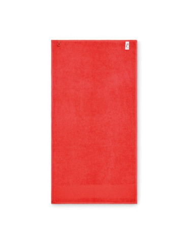 ISLAND 50 Serviette à main en coton Couleurs : rouge goodies publicitaire durable