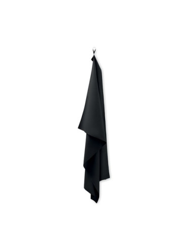 ATOLL 100 Serviette en microfibre Couleurs : noir cadeau entreprise pas cher
