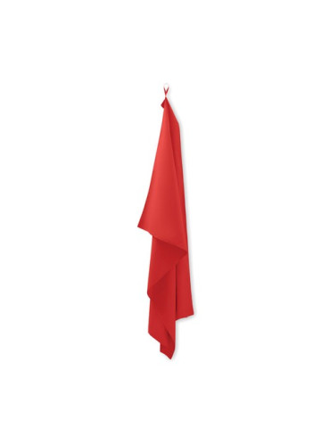 ATOLL 100 Serviette en microfibre Couleurs : rouge marquage laser ultra précis
