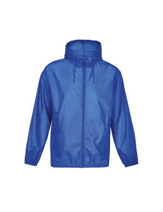 SHIELD COUPE-VENT Matières : coton Taille textile : XS Couleurs : bleu royal marquage couleur éclatante