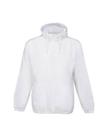 SHIELD COUPE-VENT Matières : coton Taille textile : S Couleurs : blanc accessoire événementiel unique
