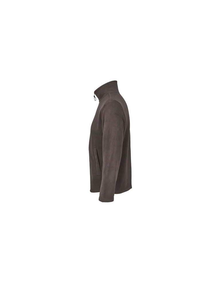 NITRO VESTE ZIPPE UNISEXE Taille textile : L Couleurs : chocolat foncé marquage laser ultra précis