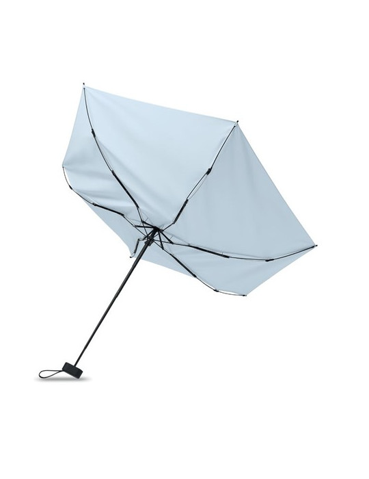 PORTLAND SIN Parapluie tempête de 19" Couleurs : bleu bébé impression logo haute qualité