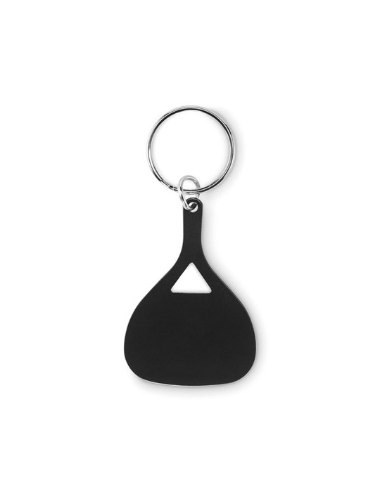 KEPAD Porte-clés en aluminium Couleurs : noir goodies publicitaire événementiel