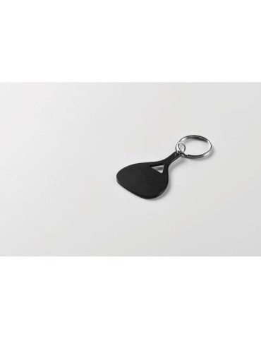 KEPAD Porte-clés en aluminium Couleurs : noir cadeau collaborateur premium