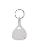 KEPAD Porte-clés en aluminium Couleurs : argenté mat impression haute définition