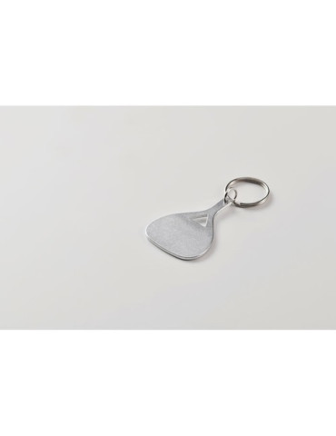 KEPAD Porte-clés en aluminium Couleurs : argenté mat objet promotionnel éco-responsable
