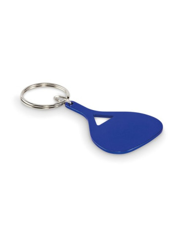 KEPAD Porte-clés en aluminium Couleurs : bleu cadeau entreprise pas cher