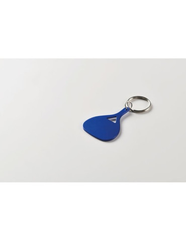 KEPAD Porte-clés en aluminium Couleurs : bleu personnalisation rapide en France