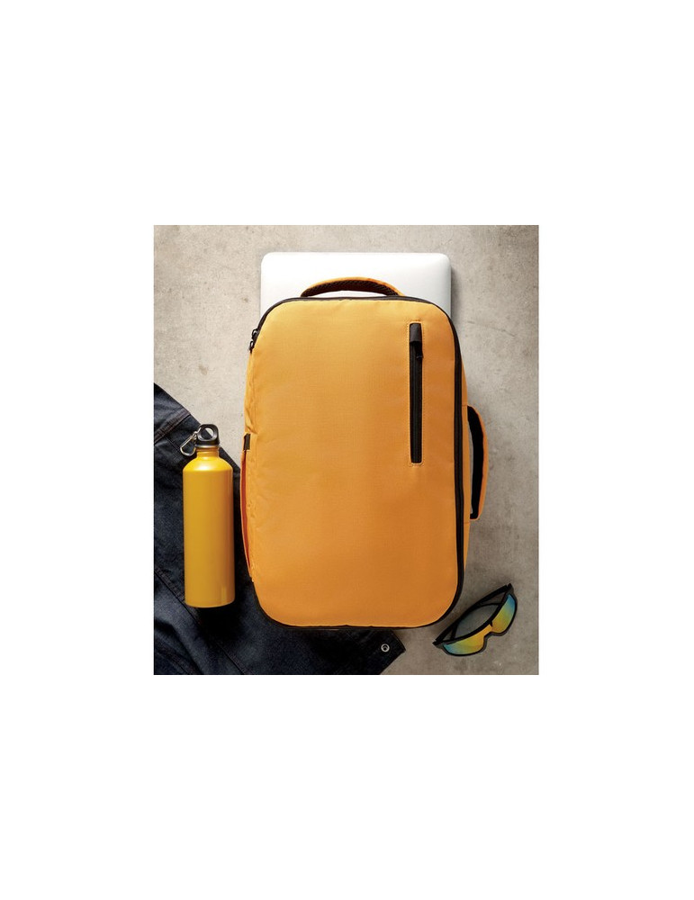 FLYSAFE Sac à dos taille cabine Couleurs : ocre personnalisation sur mesure