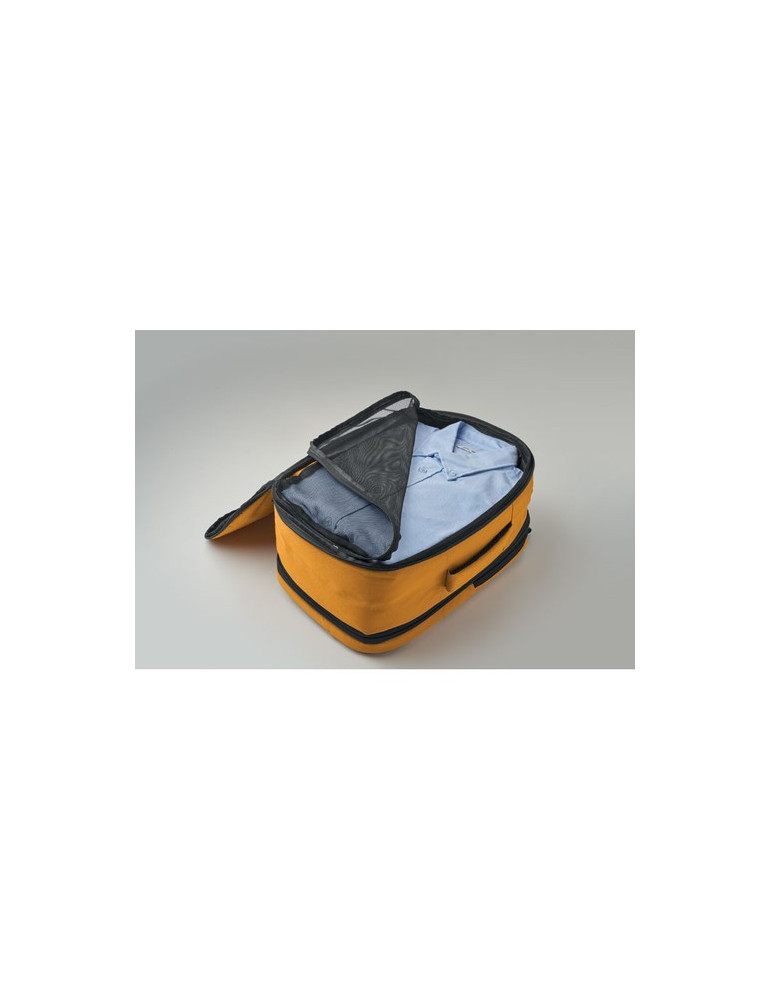 FLYSAFE Sac à dos taille cabine Couleurs : ocre personnalisable avec votre logo
