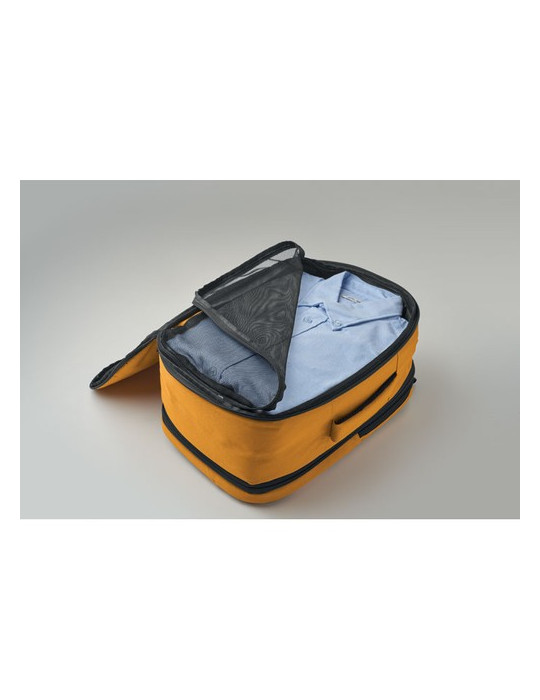 FLYSAFE Sac à dos taille cabine Couleurs : ocre personnalisable avec votre logo