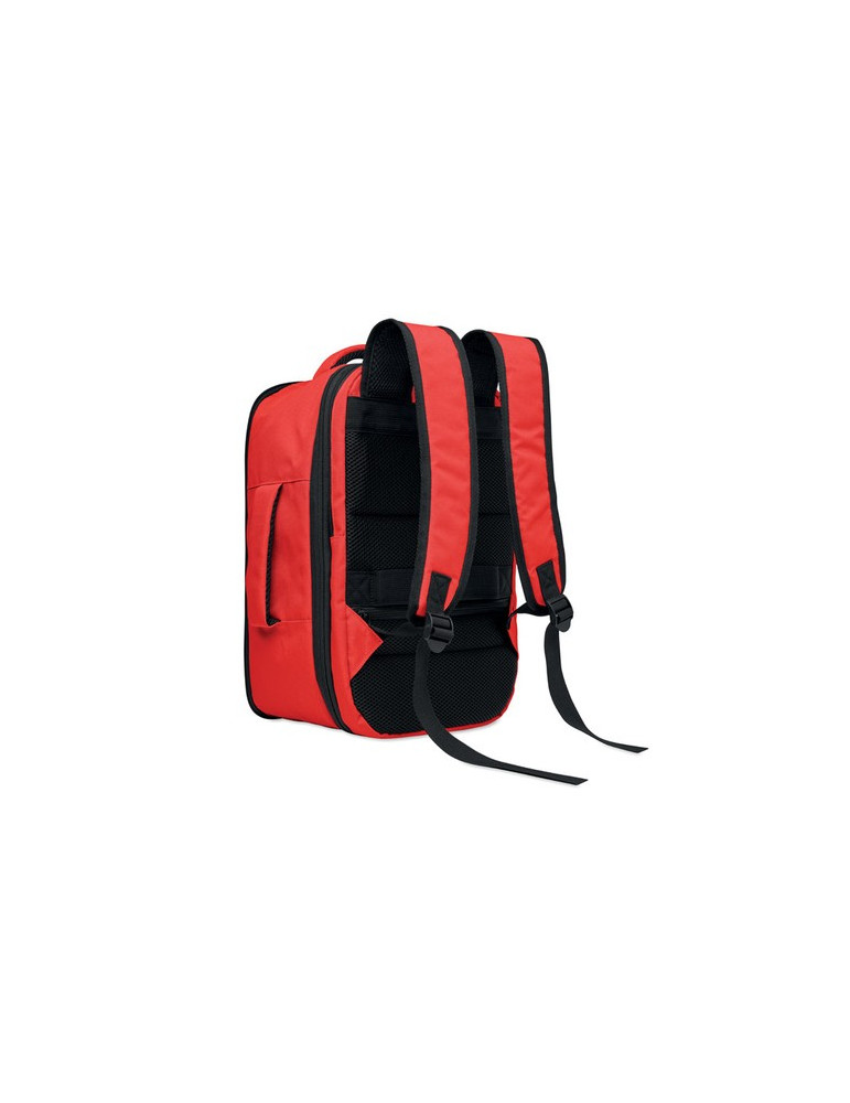 FLYSAFE Sac à dos taille cabine Couleurs : rouge objet promotionnel éco-responsable