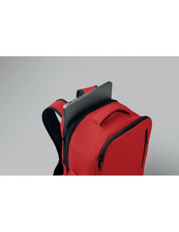 FLYSAFE Sac à dos taille cabine Couleurs : rouge impression haute définition