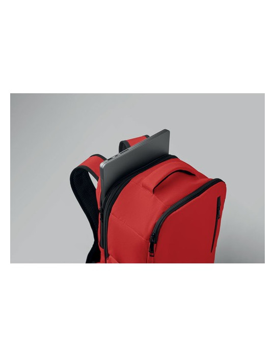 FLYSAFE Sac à dos taille cabine Couleurs : rouge impression haute définition