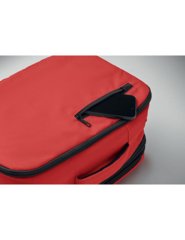 FLYSAFE Sac à dos taille cabine Couleurs : rouge objet publicitaire robuste