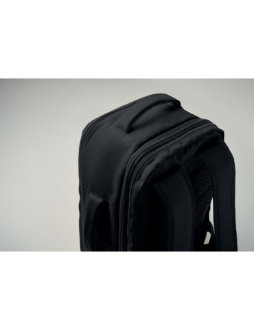FLYSAFE Sac à dos taille cabine Couleurs : noir objet promotionnel éco-responsable