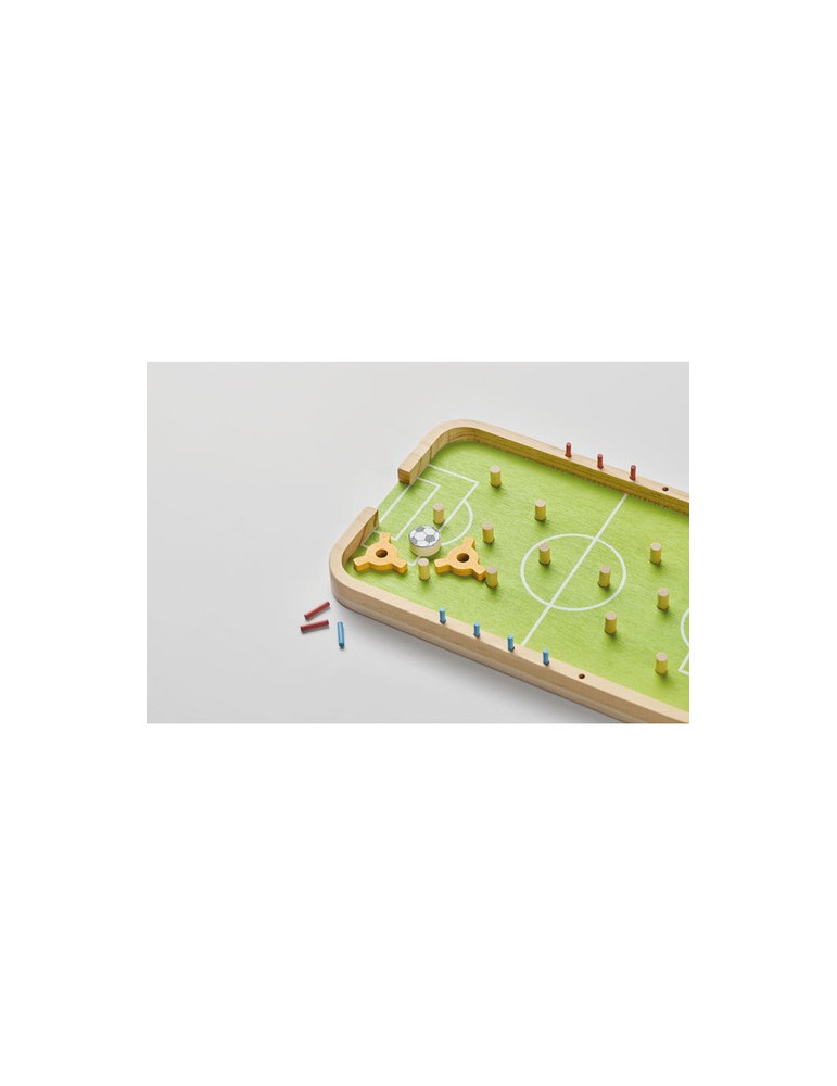 BOLIN Jeu de football en bois Couleurs : bois personnalisable avec votre logo