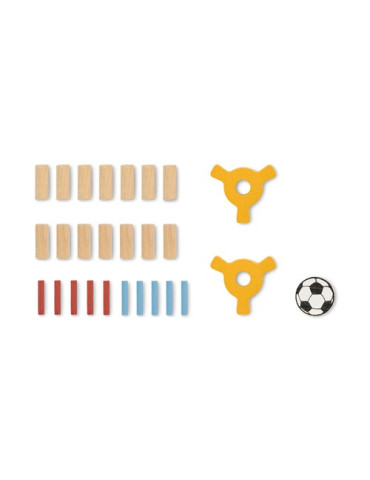BOLIN Jeu de football en bois Couleurs : bois objet promotionnel éco-responsable