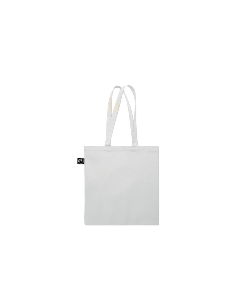 OSOLE++ COLOUR Sac shopping Fairtrade 180 gr Couleurs : blanc marquage laser ultra précis