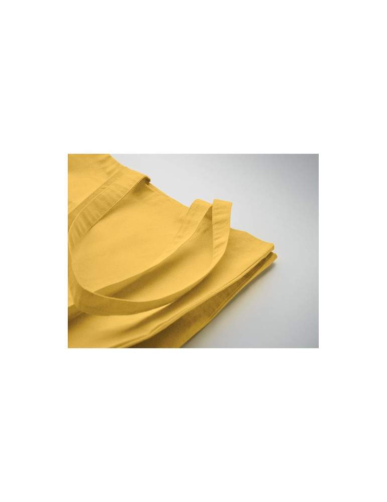 OSOLE++ COLOUR Sac shopping Fairtrade 180 gr Couleurs : jaune personnalisation sur mesure