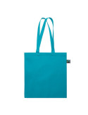 OSOLE++ COLOUR Sac shopping Fairtrade 180 gr Couleurs : turquoise cadeau collaborateur premium