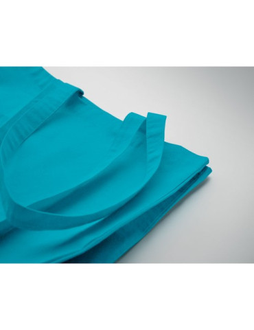 OSOLE++ COLOUR Sac shopping Fairtrade 180 gr Couleurs : turquoise cadeau entreprise pas cher