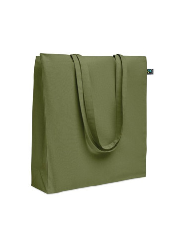 OSOLE++ COLOUR Sac shopping Fairtrade 180 gr Couleurs : vert foncé goodies publicitaire événementiel