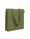 OSOLE++ COLOUR Sac shopping Fairtrade 180 gr Couleurs : vert foncé goodies publicitaire événementiel