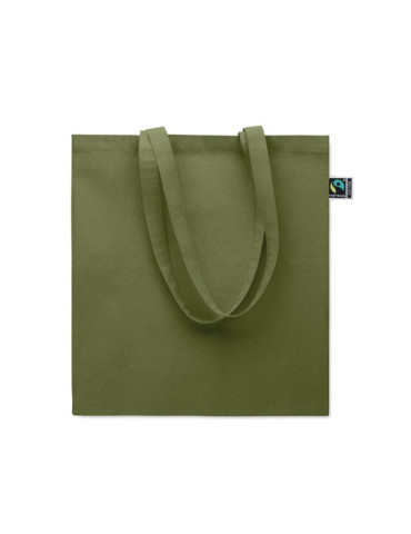 OSOLE++ COLOUR Sac shopping Fairtrade 180 gr Couleurs : vert foncé marquage couleur éclatante