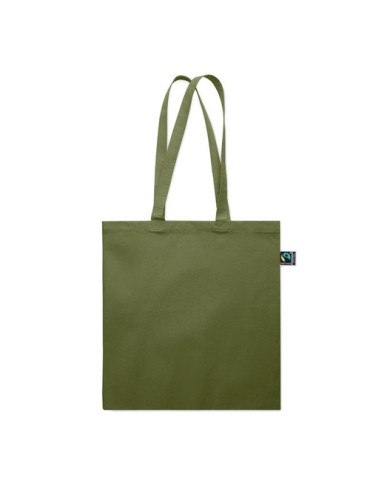 OSOLE++ COLOUR Sac shopping Fairtrade 180 gr Couleurs : vert foncé accessoire événementiel unique