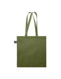 OSOLE++ COLOUR Sac shopping Fairtrade 180 gr Couleurs : vert foncé objet publicitaire robuste