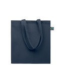 OSOLE++ COLOUR Sac shopping Fairtrade 180 gr Couleurs : bleu objet publicitaire robuste
