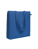 OSOLE++ COLOUR Sac shopping Fairtrade 180 gr Couleurs : bleu royal impression haute définition