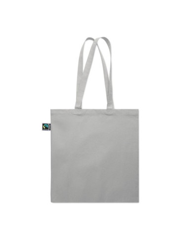 OSOLE++ COLOUR Sac shopping Fairtrade 180 gr Couleurs : gris objet promotionnel éco-responsable