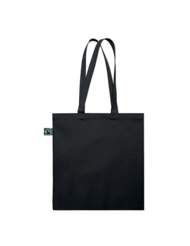 OSOLE++ COLOUR Sac shopping Fairtrade 180 gr Couleurs : noir cadeau collaborateur premium