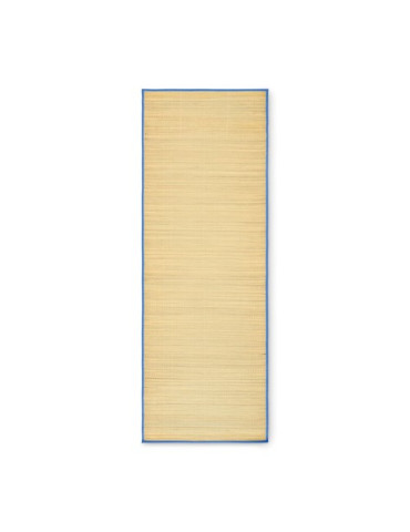 RAFIA Natte plage paille naturelle Couleurs : bleu royal objet promotionnel éco-responsable