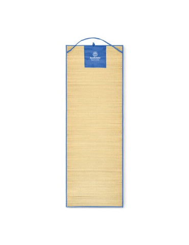 RAFIA Natte plage paille naturelle Couleurs : bleu royal personnalisation rapide en France