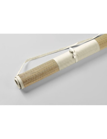 RAFIA Natte plage paille naturelle Couleurs : beige accessoire événementiel unique