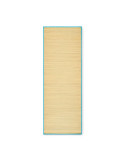 RAFIA Natte plage paille naturelle Couleurs : turquoise cadeau collaborateur premium