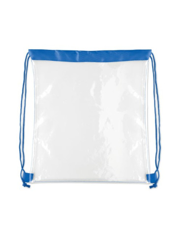 USEE Sac à cordon transparent Couleurs : bleu royal 2