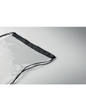 USEE Sac à cordon transparent Couleurs : noir accessoire événementiel unique