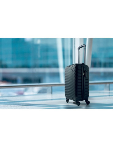 TREMONT Valise trolley 4 roues Couleurs : noir marquage laser ultra précis