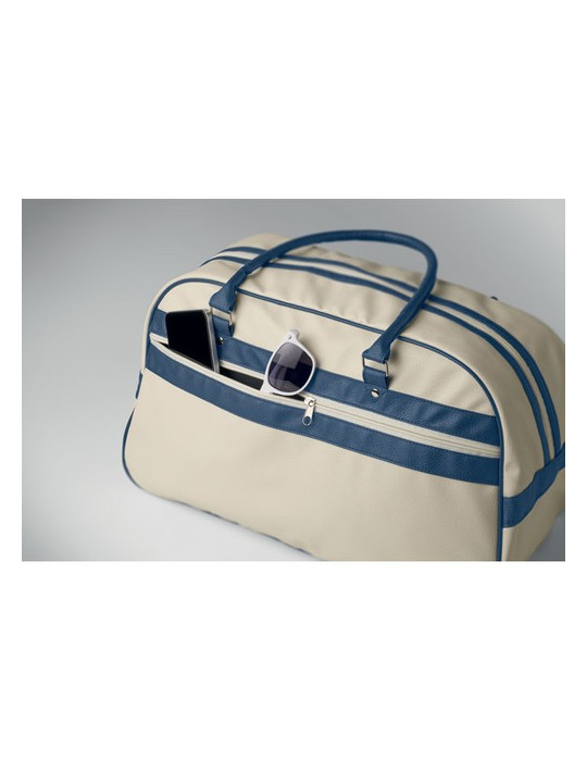 NOSTALGIC Sac de sport en PU Couleurs : beige impression haute définition