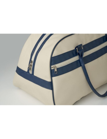 NOSTALGIC Sac de sport en PU Couleurs : beige impression logo haute qualité