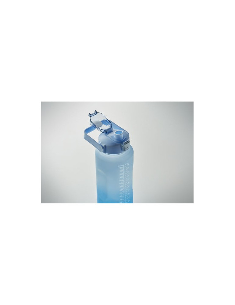 ACTIVATE MAX Bouteille d'eau RPET 2L Couleurs : bleu royal marquage laser ultra précis