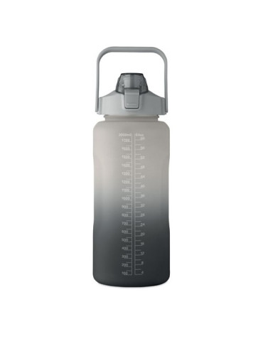 ACTIVATE MAX Bouteille d'eau RPET 2L Couleurs : noir impression haute définition