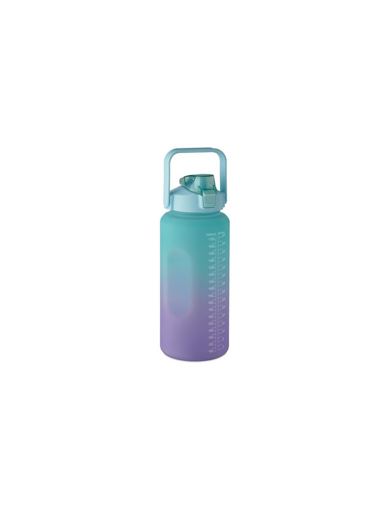 ACTIVATE MAX Bouteille d'eau RPET 2L Couleurs : turquoise cadeau entreprise pas cher