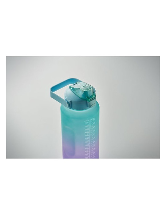 ACTIVATE MAX Bouteille d'eau RPET 2L Couleurs : turquoise objet promotionnel éco-responsable